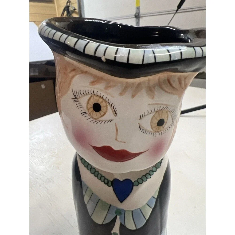 Susan Paley by Ganz Bella Casa Vase ‘Millie’ 10-1/2”tall
